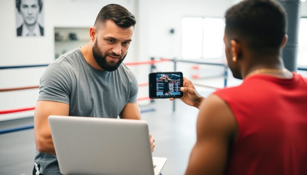 Технологии в боксе: аналитика ударов, трекеры нагрузки и видеоразборы в подготовке - иллюстрация